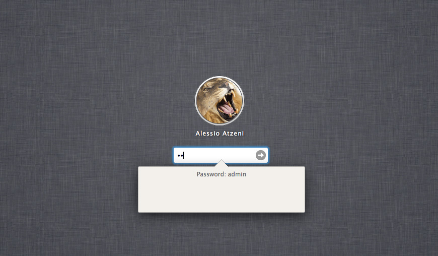 Mac OSX Lion CSS3 - Login