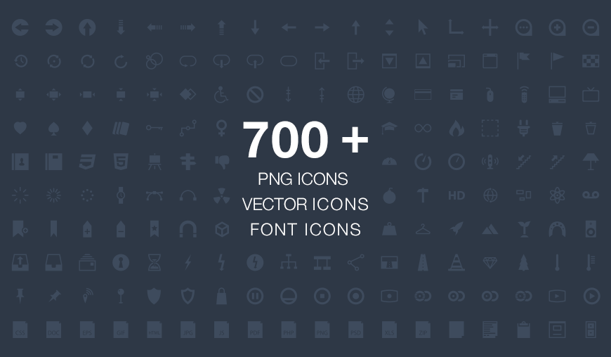 Pyconic Icons, Vector and Font-Face Icons